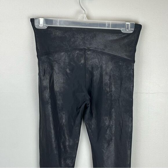 SPANX Faux Leather Leggings Black L - Picture 6 of 8